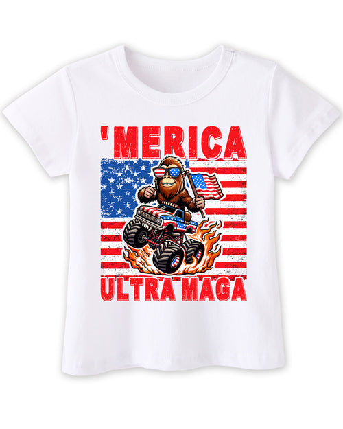Boys 4th of July Shirt Short Sleeve American Flag T-Shirt Baby Patriotic Independence Day Cotton Tee White Tops for Kids