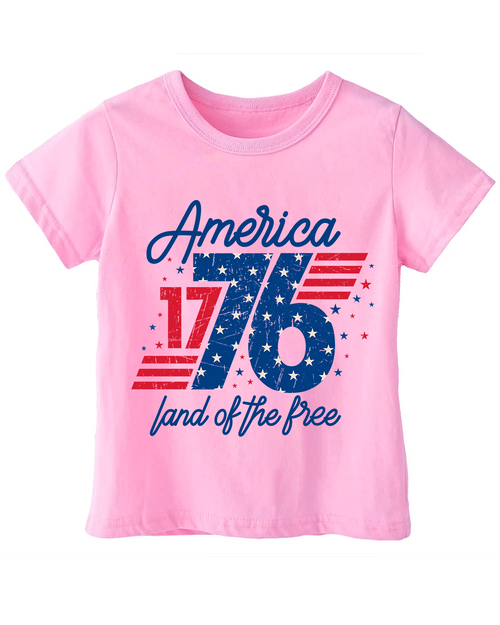Kids 4th of July Shirt USA Flag Clothes Toddler Boys Girls USA Eagle Tshirt Children Patriotic Tee Tops 1-7 Years